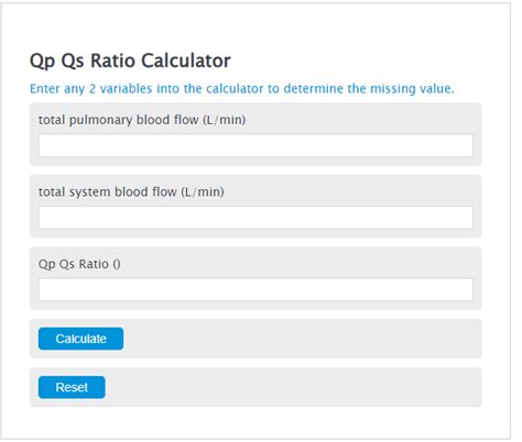 qp qs calculator